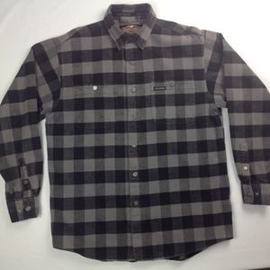 Harley Davidson Plaid Flannel Long Sleeve Shirt